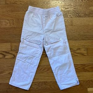 Vintage 100% cotton lavender size 6T snap knee pants